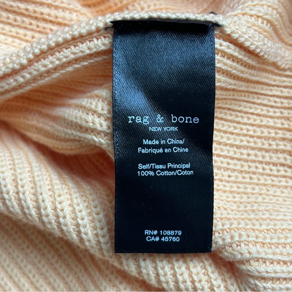 Rag & Bone Archetype Demi Hoodie Sweater Jacket Yellow Size Large - Picture 9 of 15